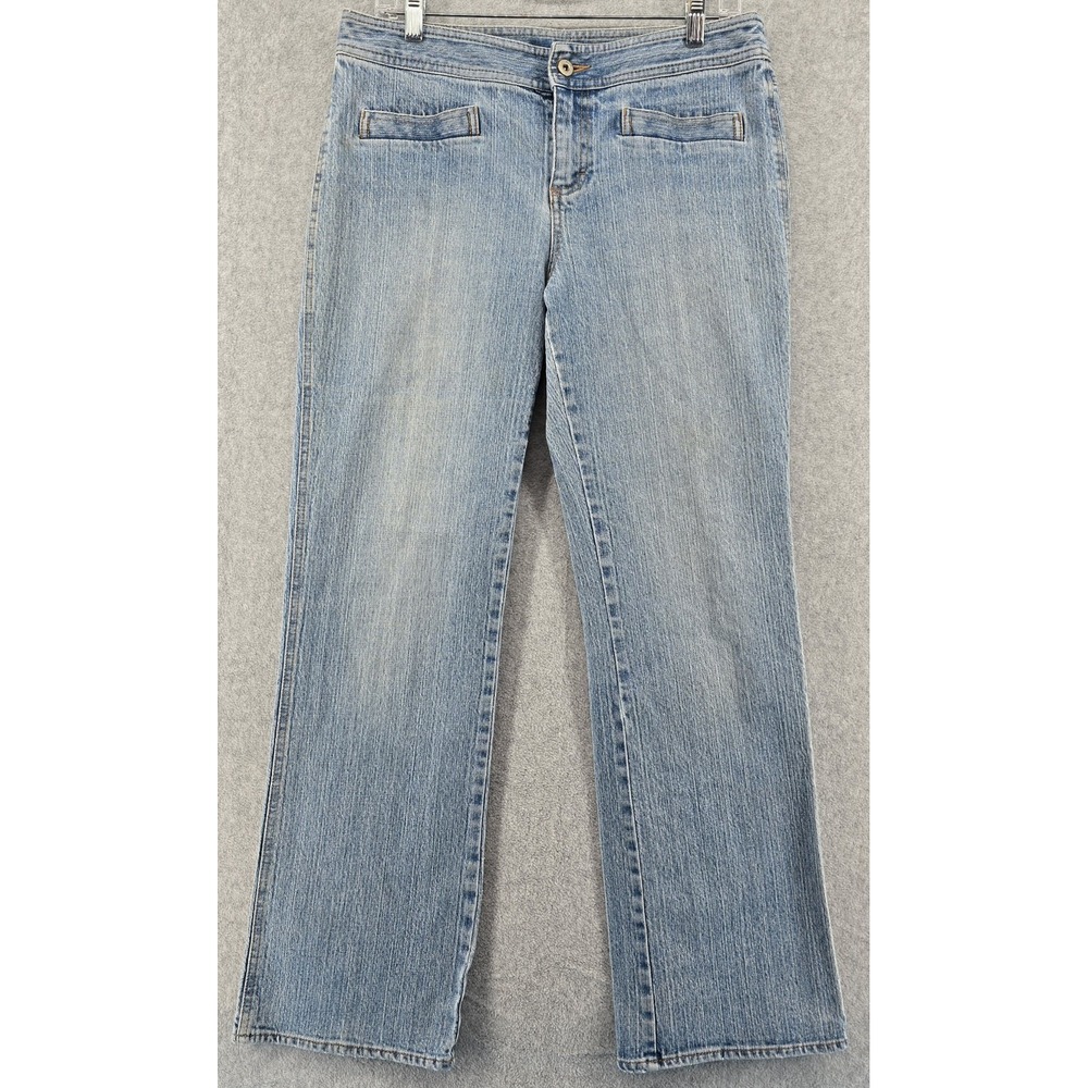 Vtg i.e. Relaxed Women's 34x30 Jeans Straight Denim Light Wash‎ Mid Rise Y2K